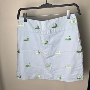Vintage Castaway Light Blue Golf Skirt with Embroidered Nantucket Design Size 0